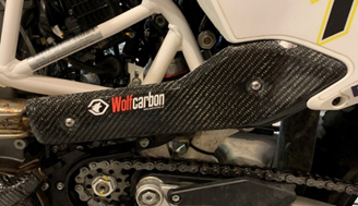 SICKMOTOS Carbon COLLECTOR COVER FOR HUSQVARNA 701 For Sale