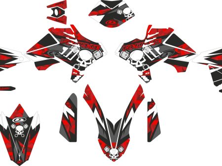 SickMotos Styles Graphics KIT Red Edition Beta RR 125 LC Enduro 2010-2018 Online now