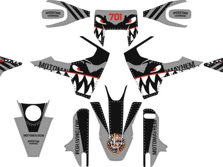 SickMotos Styles Graphics KIT Why so Serious ?? Black Jack Edition Husqvarna 701 SM 2016-2022 Cheap