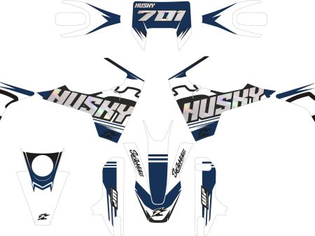 SickMotos Styles Graphics KIT Holo Chrome Edition Husqvarna 701 SM 2016-2022 Supply